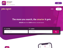 Tablet Screenshot of jobmagnet.com